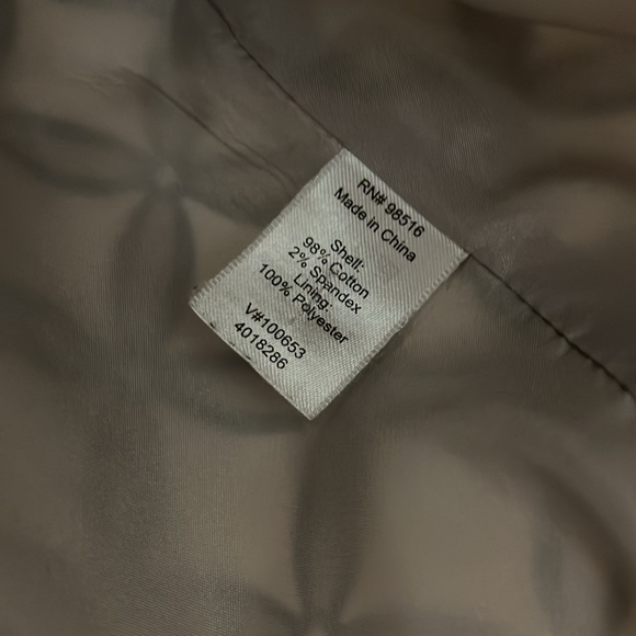 Coldwater creek geo design short sleeve blazer SZ 20-22 black & white work wear - Picture 7 of 14